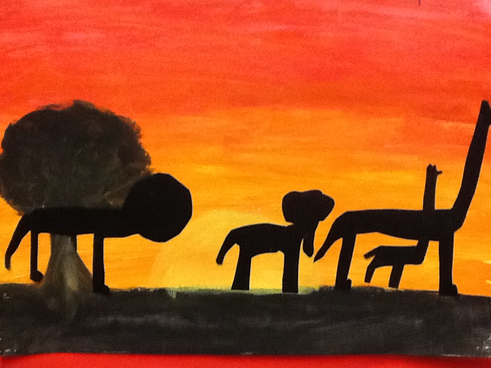 Art inspired by Africa Levens CE School
